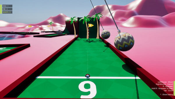 Игра Trap Golf, скриншот