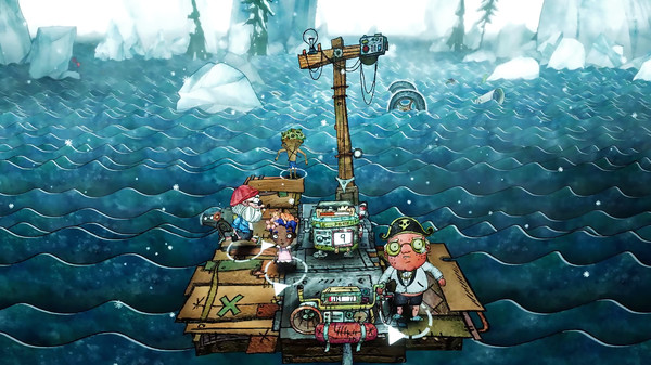 Игра Trash Sailors, скриншот