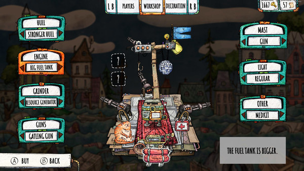 Игра Trash Sailors, скриншот