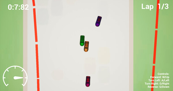 Игра Trash Top Down Racing, скриншот
