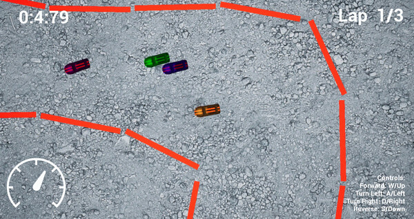 Игра Trash Top Down Racing, скриншот