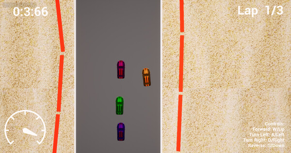Игра Trash Top Down Racing, скриншот