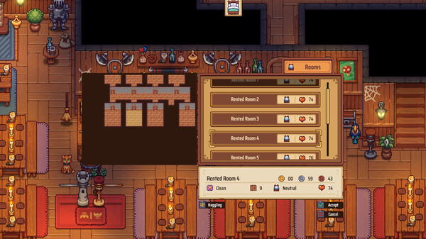 Игра Travellers Rest, скриншот