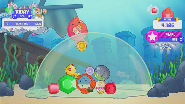 Игра Treasure Drop, скриншот