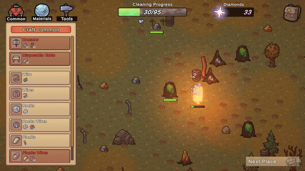 Игра Treasure forest Clicker, скриншот