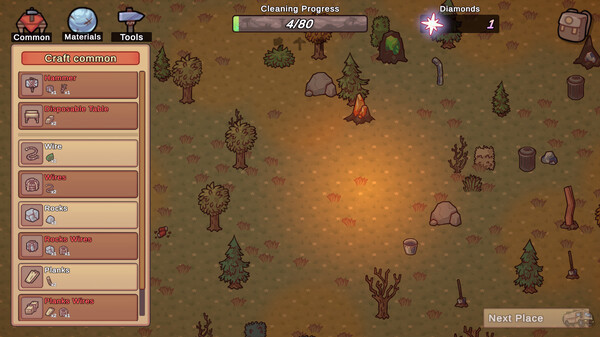 Игра Treasure forest Clicker, скриншот