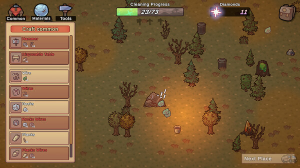 Игра Treasure forest Clicker, скриншот