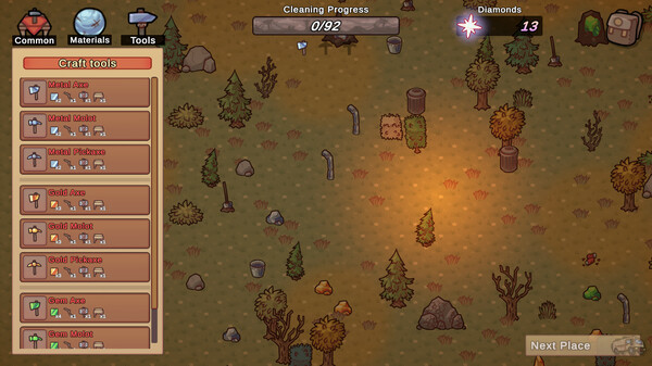 Игра Treasure forest Clicker, скриншот