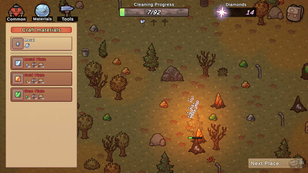 Игра Treasure forest Clicker, скриншот