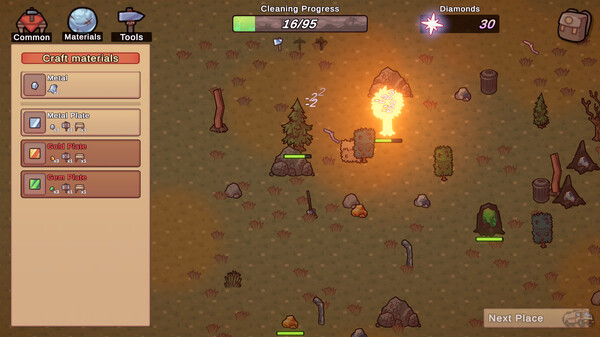 Игра Treasure forest Clicker, скриншот