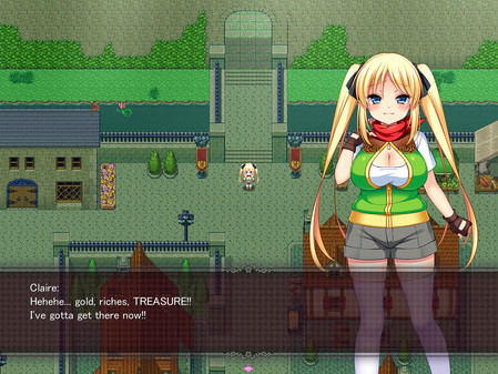 Игра Treasure Hunter Claire, скриншот
