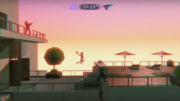 Игра Trials of the Blood Dragon, скриншот