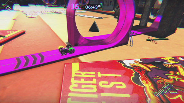 Игра Trials of the Blood Dragon, скриншот