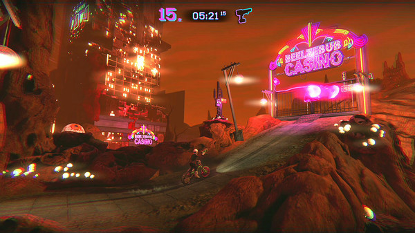 Игра Trials of the Blood Dragon, скриншот