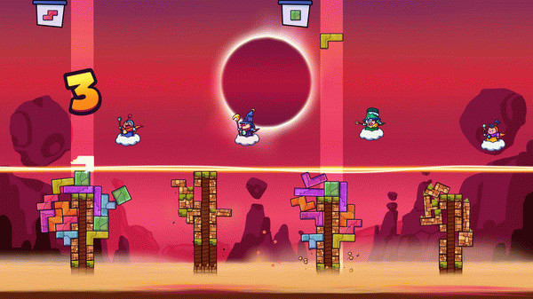Игра Tricky Towers, скриншот