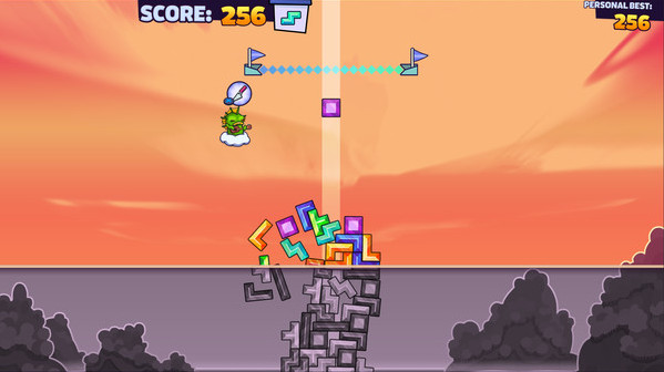 Игра Tricky Towers, скриншот