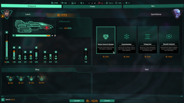 Игра Trigon: Space Story, скриншот