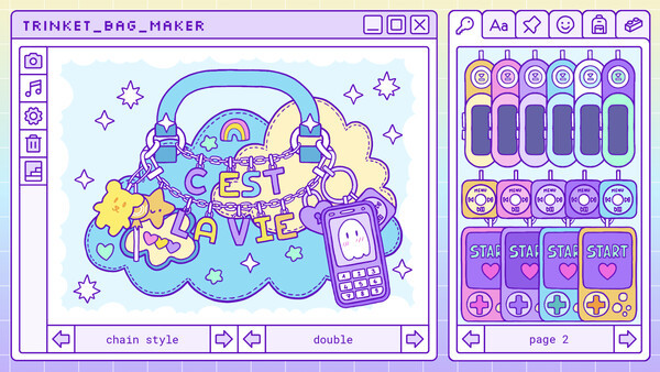 Игра Trinket Bag Maker, скриншот