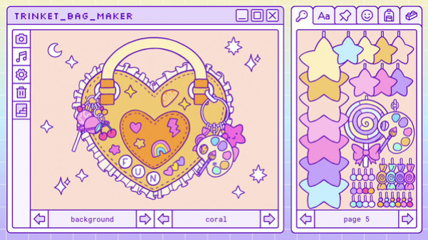 Игра Trinket Bag Maker, скриншот