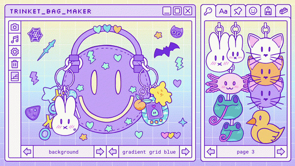 Игра Trinket Bag Maker, скриншот