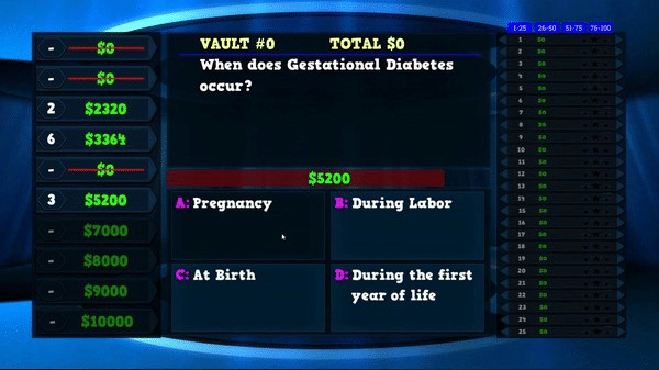 Игра Trivia Vault: Health Trivia Deluxe, скриншот