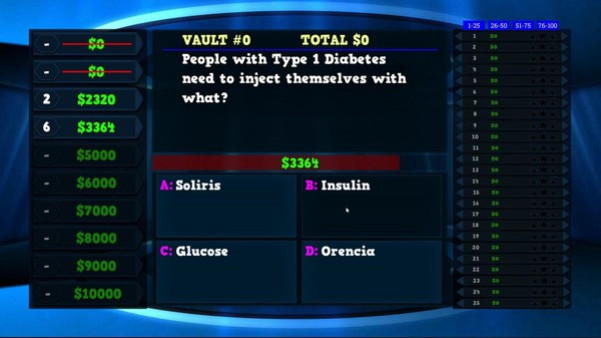Игра Trivia Vault: Health Trivia Deluxe, скриншот