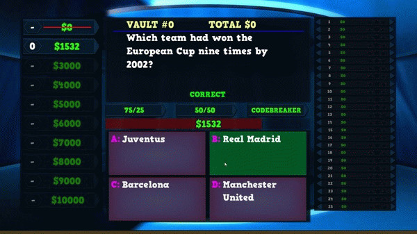 Игра Trivia Vault: Soccer Trivia, скриншот