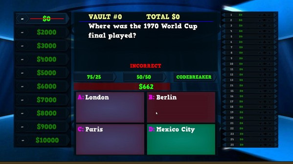 Игра Trivia Vault: Soccer Trivia, скриншот