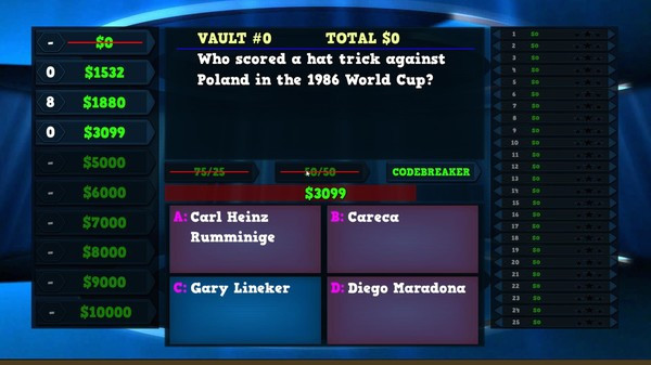 Игра Trivia Vault: Soccer Trivia, скриншот