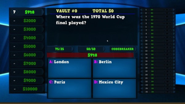 Игра Trivia Vault: Soccer Trivia, скриншот