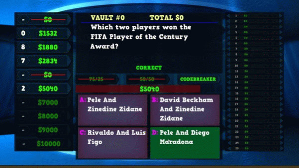 Игра Trivia Vault: Soccer Trivia, скриншот