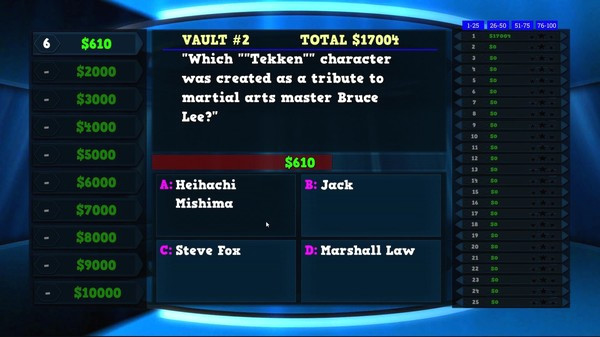 Игра Trivia Vault: Video Game Trivia Deluxe, скриншот