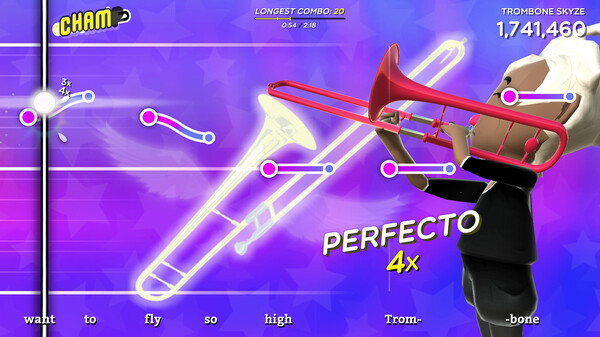 Игра Trombone Champ, скриншот