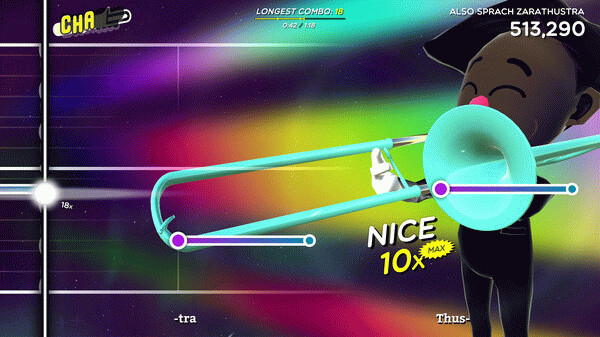 Игра Trombone Champ, скриншот