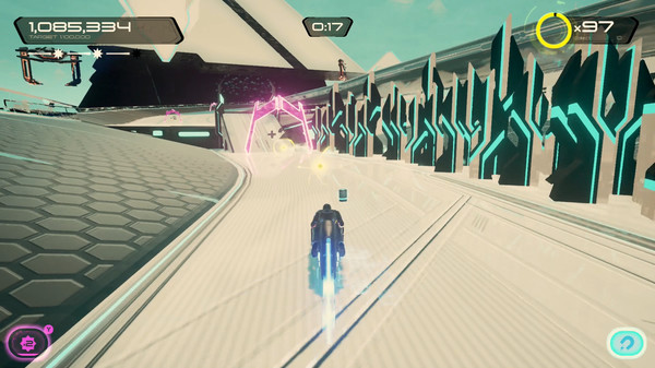 Игра TRON RUN/r, скриншот