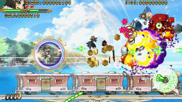 Игра Trouble Witches Origin,additional character : Louis, скриншот