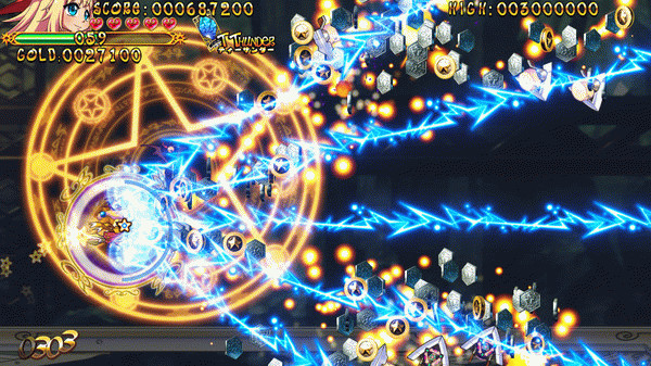 Игра Trouble Witches Origin,additional Game Walpurgis Edition, скриншот