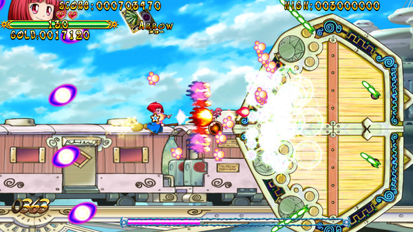 Игра Trouble Witches Origin,Special additional character : Cotton, скриншот