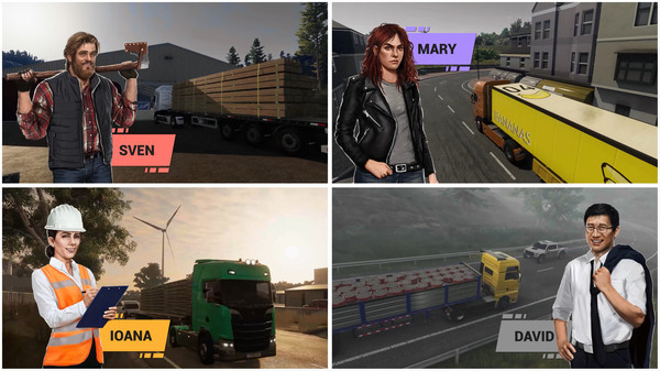 Игра Truck Driver, скриншот