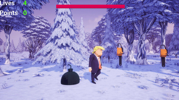 Игра Trump Searching Vigaro, скриншот