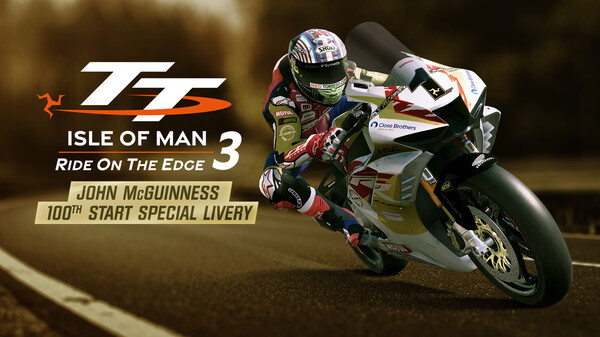 Игра TT Isle Of Man 3 - John McGuinness 100th Start Special Livery, скриншот