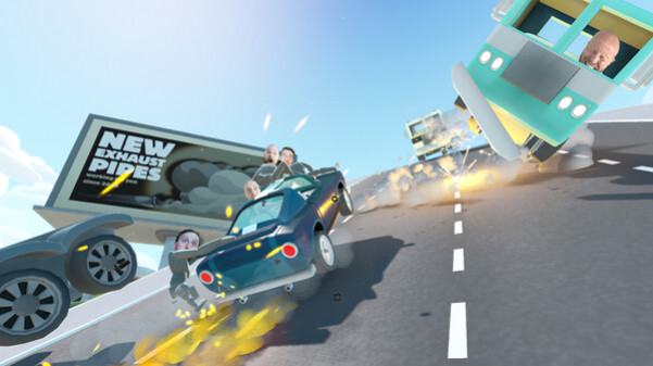 Игра Turbo Dismount 2, скриншот