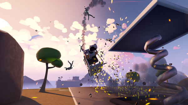 Игра Turbo Dismount 2, скриншот