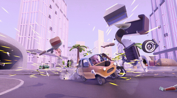Игра Turbo Dismount 2, скриншот