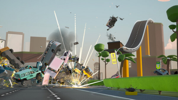 Игра Turbo Dismount 2, скриншот
