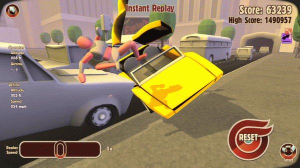 Игра Turbo Dismount, скриншот