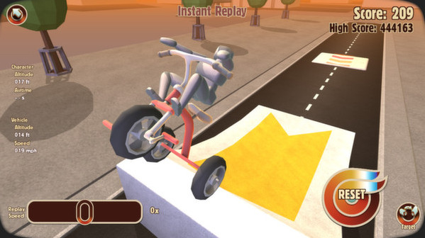 Игра Turbo Dismount, скриншот