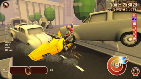 Игра Turbo Dismount, скриншот