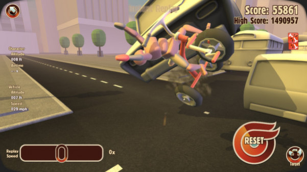 Игра Turbo Dismount, скриншот