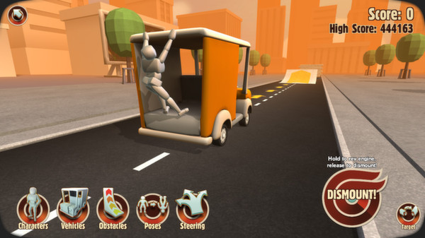 Игра Turbo Dismount, скриншот